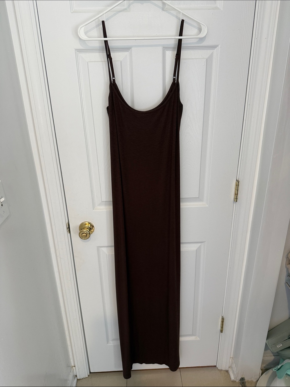 Aerie Brown Spaghetti-Strap Maxi Dress - Women